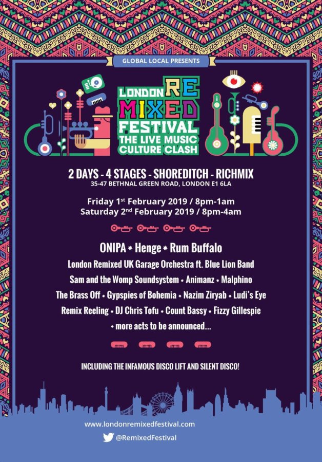 GreedyforBestMusic-LondonRemixedFestival-GlobalLocal-Announcement-Flyer